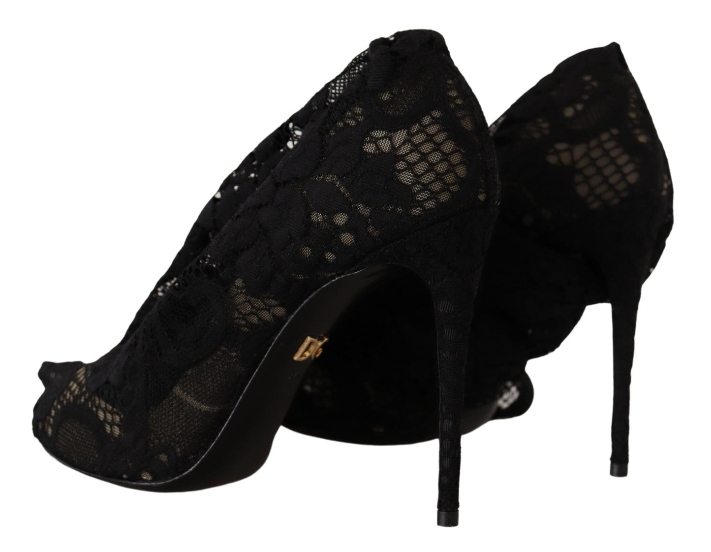 Dolce & Gabbana Elegant Stretch Sock Boots in Sleek Black