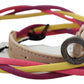 Costume National Multicolor Twisted Faux Leather Belt