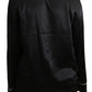 Dolce & Gabbana Black Shirt Silk Stretch Top Blouse