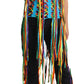 Dolce & Gabbana Multicolor Strings Bustier Polyester Corset  Top