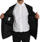 Dolce & Gabbana Black Wool MARTINI Torrero Blazer Jacket