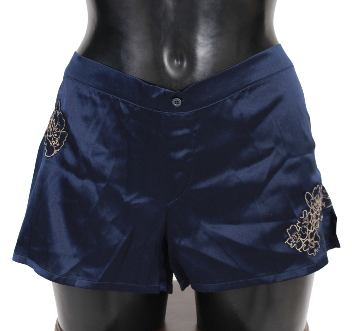 Ermanno Scervino Cotton Blue Lingerie Shorts Underwear