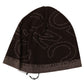 Costume National Chic Two-Tone Wool Blend Beanie