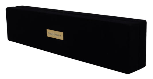 Dolce & Gabbana Elegant Velvet Jewelry Storage Box