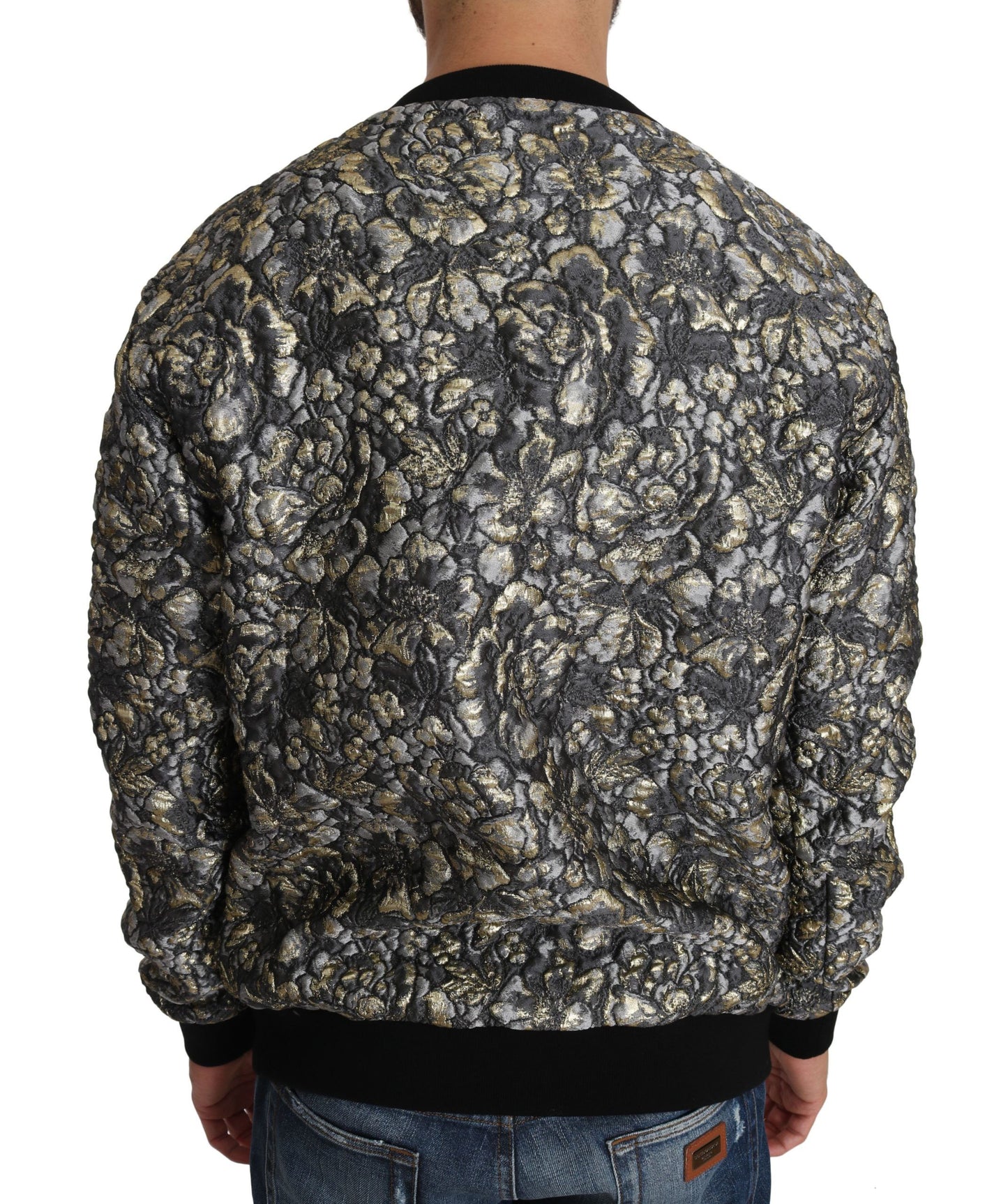 Dolce & Gabbana Multicolor SAMBA Jacquard Palmtree Pullover Sweater