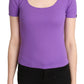 GF Ferre Chic Purple Casual Top for Everyday Elegance