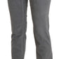 Ermanno Scervino Chic Gray Mid Waist Cropped Trousers
