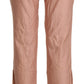 Ermanno Scervino Chic High Waist Cropped Cotton Trousers