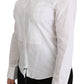 Dolce & Gabbana Elegant White Collared Long Sleeve Polo Top