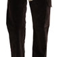 Ermanno Scervino Chic High Waist Cargo Pants in Sophisticated Brown
