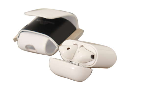 Dolce & Gabbana Chic Leather Airpods Case in Monochrome