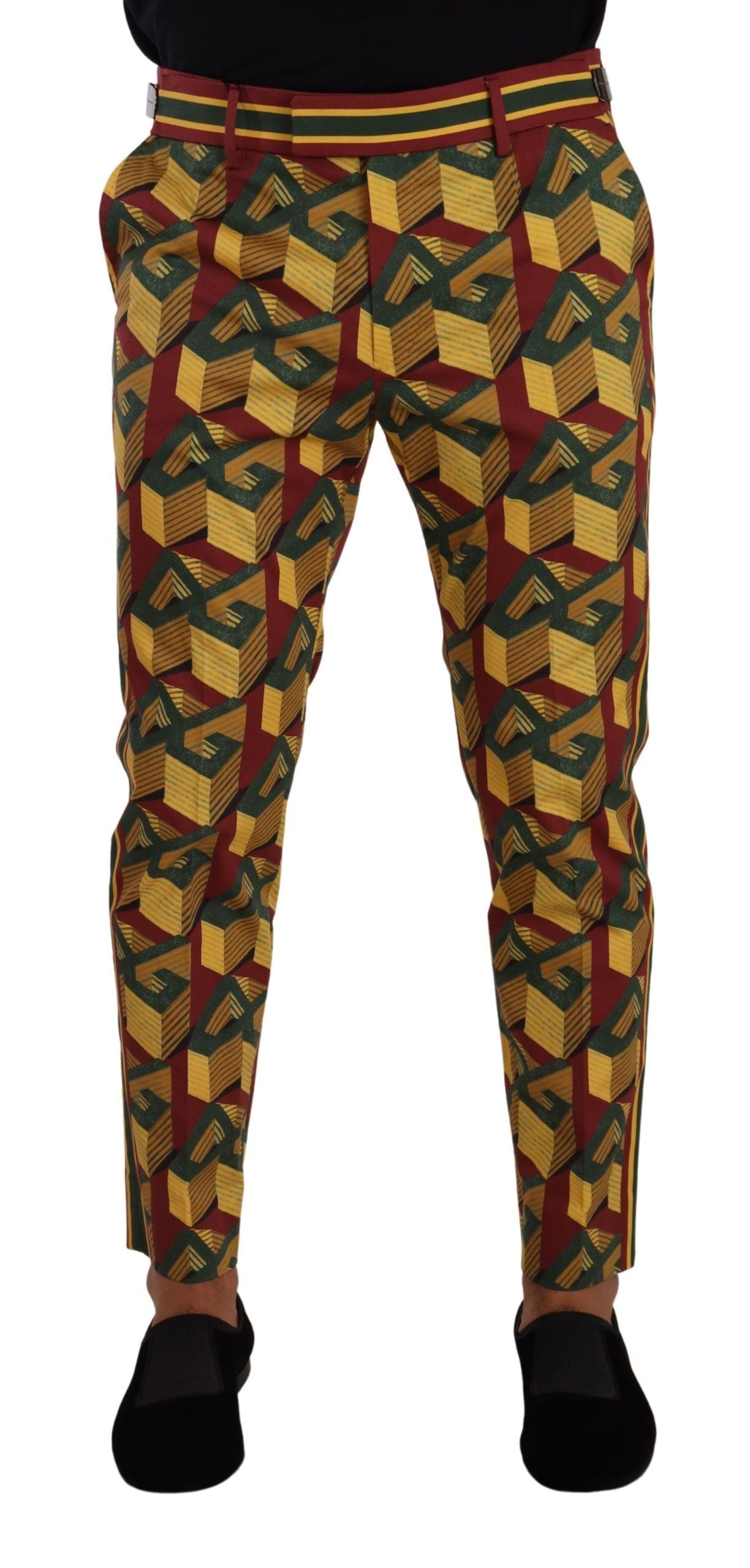 Dolce & Gabbana Elegant Multicolor Tapered Pants for Men