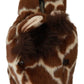 Dolce & Gabbana Elegant Giraffe Pattern Slides for Sophisticated Comfort