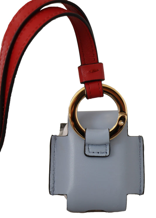 Dolce & Gabbana Elegant Dual-Tone Leather Airpods Case