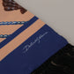Dolce & Gabbana Elegant Silk Men's Scarf Wrap - Multicolor Luxury Accessory