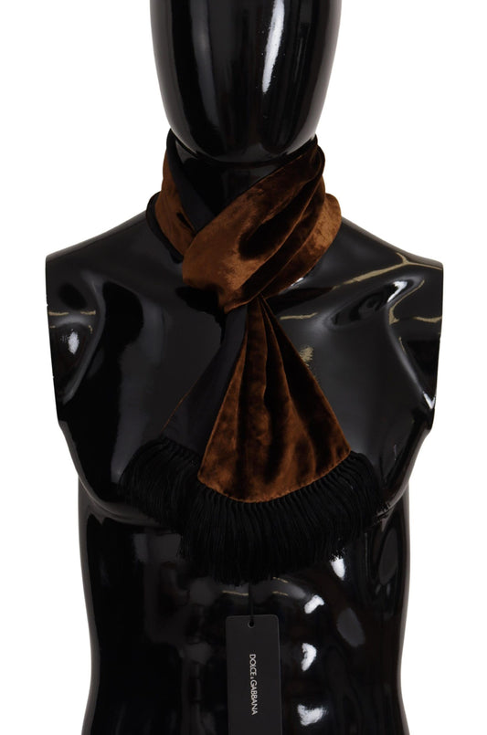 Dolce & Gabbana Exquisite Viscose Silk Men's Scarf