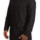 Dolce & Gabbana Black Hooded Trench Coat Jacket