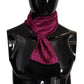 Dolce & Gabbana Elegant Magenta Silk Men's Scarf Wrap