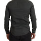 GF Ferre Sleek Dark Gray Cotton Casual Shirt
