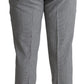 BENCIVENGA Elegant Checkered Wool Formal Trousers
