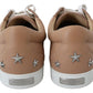 Jimmy Choo Powder Pink Nappa Leather Sneakers