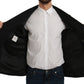 Dolce & Gabbana Black Slim Fit Jacket Coat Wool Blazer