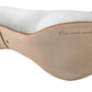 Dolce & Gabbana White Crystals Peep Toe Heels Satin Pumps Shoes