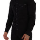 Dolce & Gabbana Slim Fit Casual Black Designer Shirt