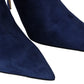 Jimmy Choo Pop Blue Crystal-Strap Heeled Boots