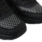 Plein Sport Black Polyester Runner Jasmines Sneakers Shoes