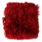 Dolce & Gabbana Elegant Red Alpaca Fur Neck Wrap Scarf