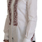 Dolce & Gabbana Elegant White Cotton Polo Top
