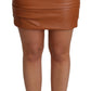 Dolce & Gabbana High Waist Chic Leather Skirt