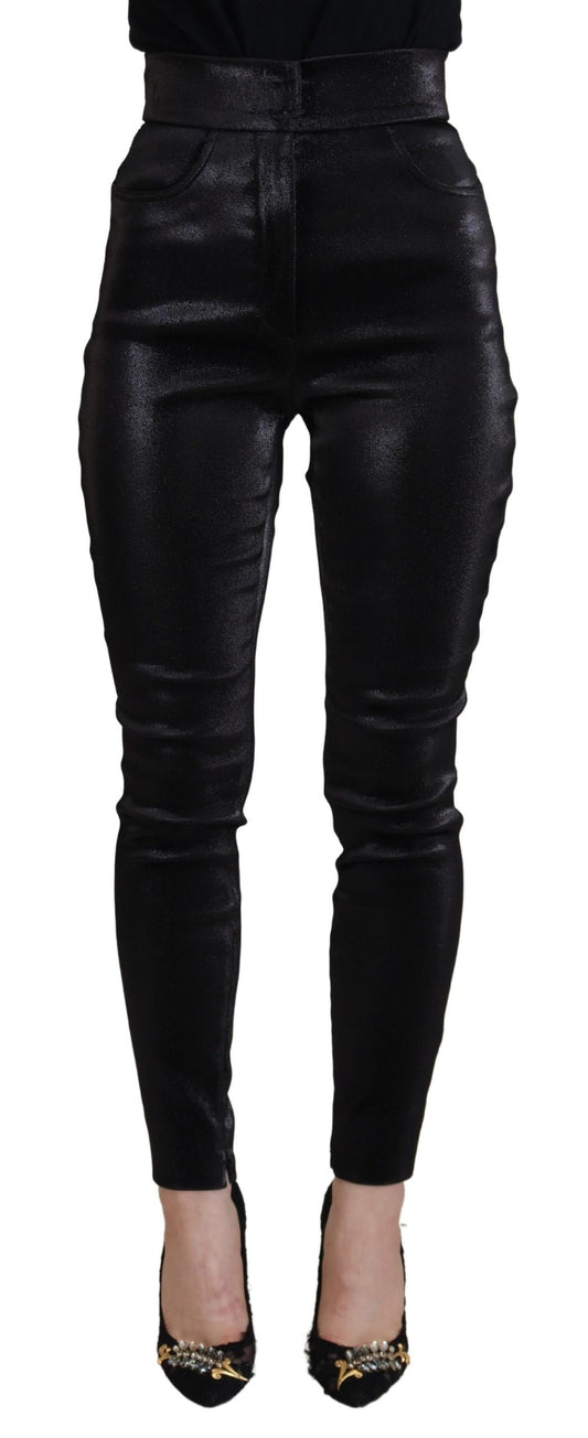 Dolce & Gabbana Elegant Black Denim Pants - Tailored Fit
