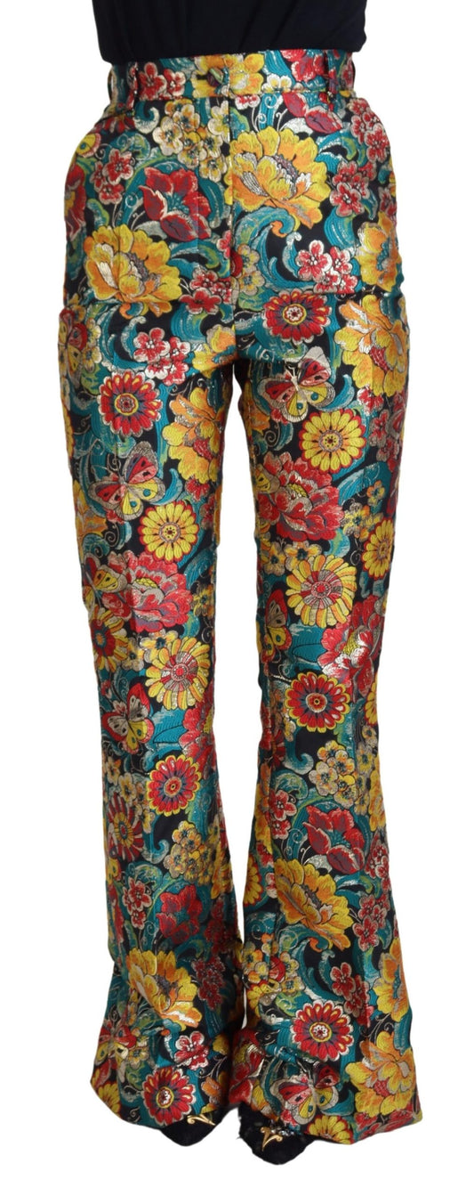 Dolce & Gabbana Elegant Multicolor Woven Pants