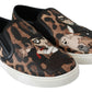 Dolce & Gabbana Leather Leopard #dgfamily Loafers Shoes