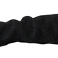Dolce & Gabbana Black Gray Mid Arm Length Mittens Wool  Gloves