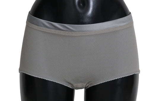 Dolce & Gabbana Underwear Silver With Net Silk Bottoms