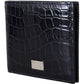 Dolce & Gabbana Elegant Exotic Leather Bifold Wallet