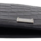 Dolce & Gabbana Black Bifold Card Holder Men Exotic Leather Wallet