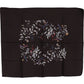 Dolce & Gabbana Brown 100% Silk Bird Print Wrap 80cm X 95cm RRP Scarf