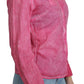 Chic Pink Cotton Polo Blouse by Ermanno Scervino