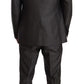 Dolce & Gabbana Elegant Gray Martini Slim Fit Silk-Wool Suit