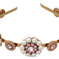 Dolce & Gabbana Elegant Crystal Pearl Diadem Headpiece