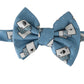 Dolce & Gabbana Light Blue Deck Of Cards Adjustable Neck Papillon Bow Tie