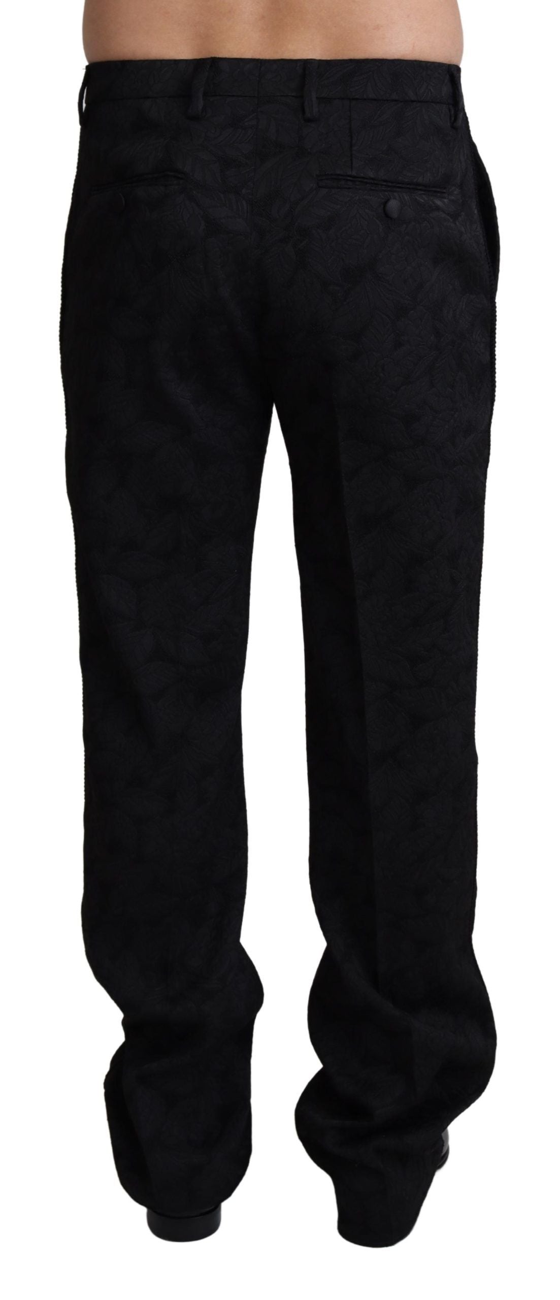 Dolce & Gabbana Elegant Black Dress Pants for Sophisticated Style