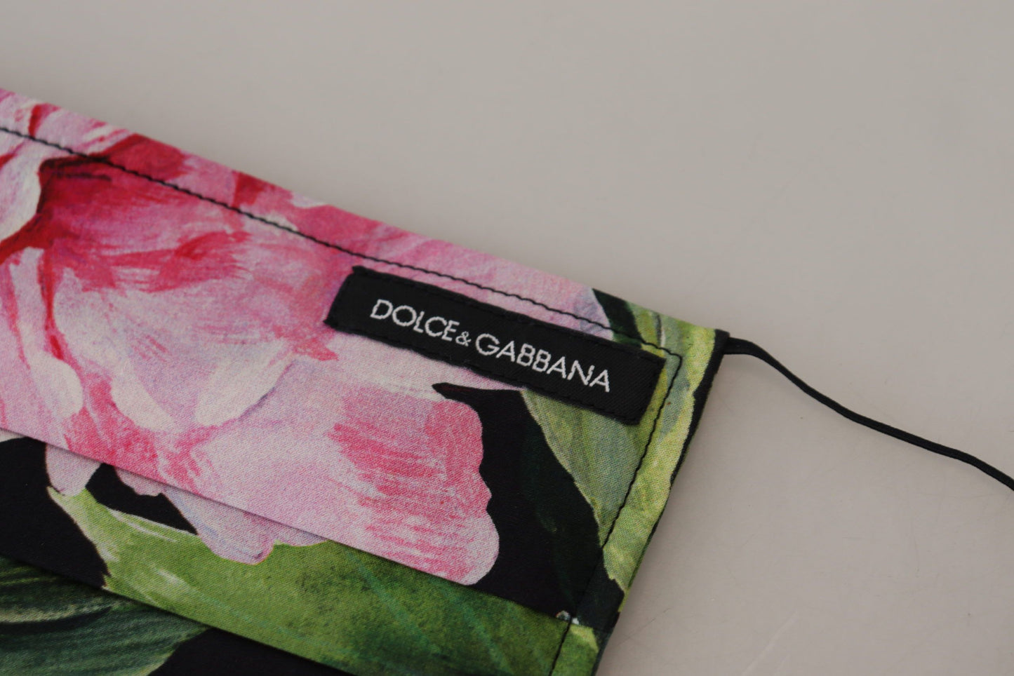 Dolce & Gabbana Chic Floral Cotton Face Mask