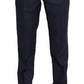 Dolce & Gabbana Navy Blue Dress Formal Men Trouser Pants
