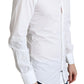 Dolce & Gabbana White Cotton Long Sleeves Men Formal Shirt