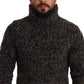 Dolce & Gabbana Elegant Speckled Turtleneck Wool-Blend Sweater